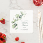 Eukalyptus Botanische Brautparty Papier Serviette (Beispiel)