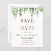 Eukalyptus-Botanische Hochzeit rettet das Datum (Vorne/Hinten)