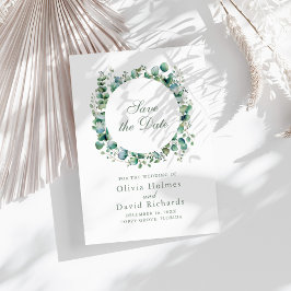 Eukalyptus Botanische Hochzeit Save The Date