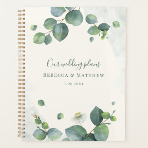 Eukalyptus Botanische Script Greenery Wedding Planer