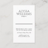 Eukalyptus Botanische Vegetation Moderne Kunst Visitenkarte (Rückseite)