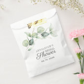 Eukalyptus Botanische Vegetation Script-Brautparty Geschenktütchen (Versiegelt)