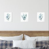Eukalyptus Botanische Wasserfarbe Bilderwand Sets (Schlafzimmer)