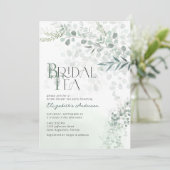 Eukalyptus Botanische Zahnfleischblüte Einladung (Stehend Vorderseite)