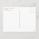 Eukalyptus botanische Zahnfleischblüte Feiertagspostkarte (Rückseite)