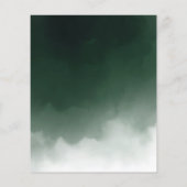 Eukalyptus botanischer Aquarell (Rückseite)