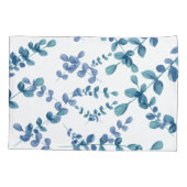 Eukalyptus botanischer Garten in moderner Wasserfa Kissenbezug (Rückseite)