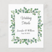 Eukalyptus Botanischer Grünstreifen (Rückseite)