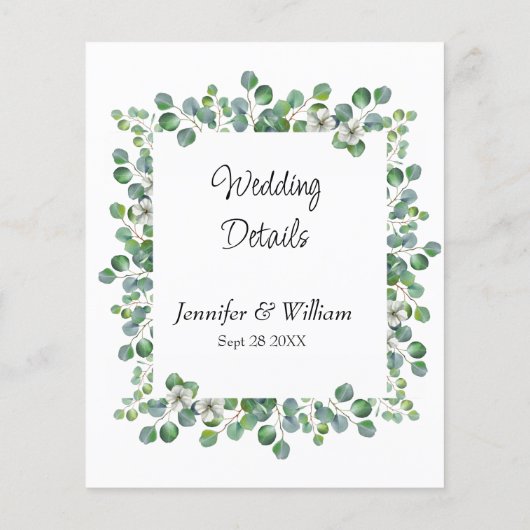 Eukalyptus Botanischer Grünstreifen (Rückseite)