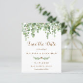 Eukalyptus Botanischer Haushalt Hochzeit speichern (Stehend Vorderseite)