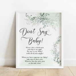 Eukalyptus Botanischer Käfig Grüner Taco Bar Poster