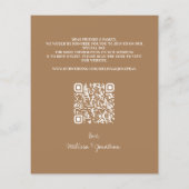 Eukalyptus Botanischer QR-Code Save the Date (Rückseite)