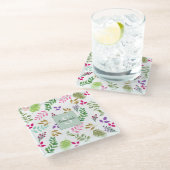 Eukalyptus botanischer Untersetzer (Schrägansicht)