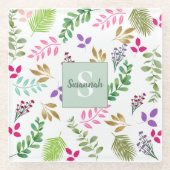 Eukalyptus botanischer Untersetzer (Vorderseite)