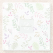 Eukalyptus botanischer Untersetzer (Rückseite)