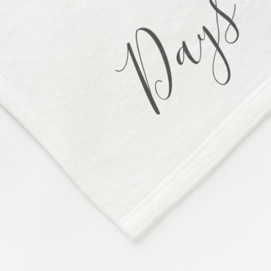 Eukalyptus Botanischer Wreath Monthly Baby Milesto Fleecedecke (Ecke)