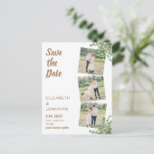 Eukalyptus Botanisches Foliage 3 Foto Save the Dat Postkarte (Stehend Vorderseite)