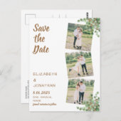 Eukalyptus Botanisches Foliage 3 Foto Save the Dat Postkarte (Vorne/Hinten)