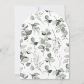 Eukalyptus botanisches Foto Einladung (Rückseite)