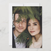 Eukalyptus botanisches Foto Save The Date (Rückseite)