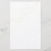 Eukalyptus Botanisches Hochzeitsprogramm Briefpapier (Rückseite)