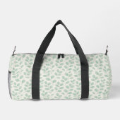 Eukalyptus Botanisches Muster Duffle Bag (Rückseite)