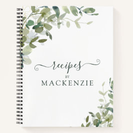 Eukalyptus Botanisches Rezept Notizblock