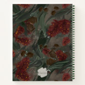 Eukalyptus Bottle Brush Floral Notebook Notizblock (Rückseite)