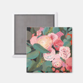 Eukalyptus Bouquet Magnet (Vorderseite/Rückseite)