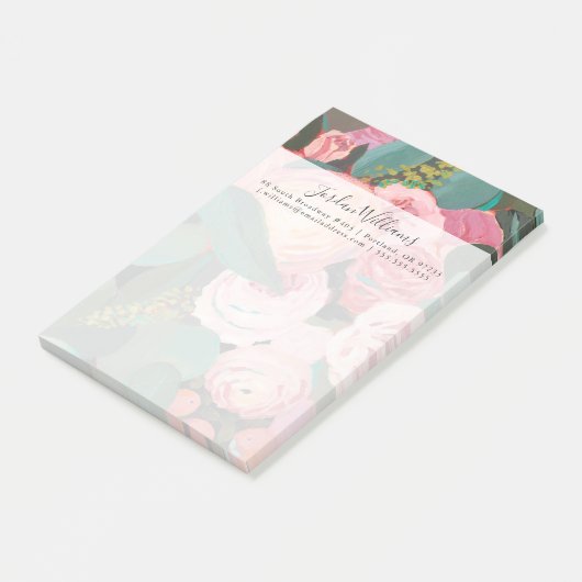 Eukalyptus Bouquet Post-it Klebezettel (angewinkelt)