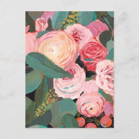 Eukalyptus Bouquet Postkarte (Vorderseite)