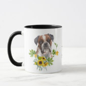 Eukalyptus Boxer Dog Tasse (Links)