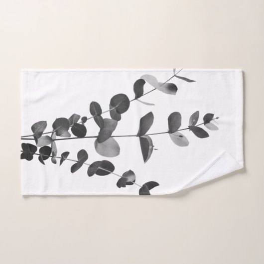 Eukalyptus Branch Dream #2 #foliage #decor #art Badhandtuch Set (Handtuch)