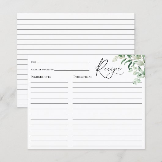 Eukalyptus-Brautparty (Vorne/Hinten)