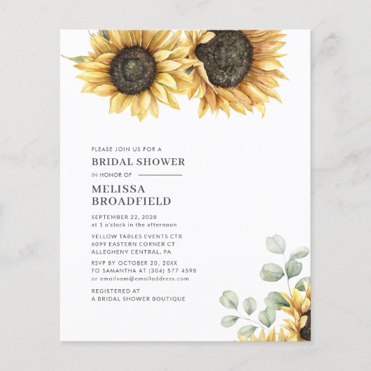 Eukalyptus-Brautparty (Vorderseite)