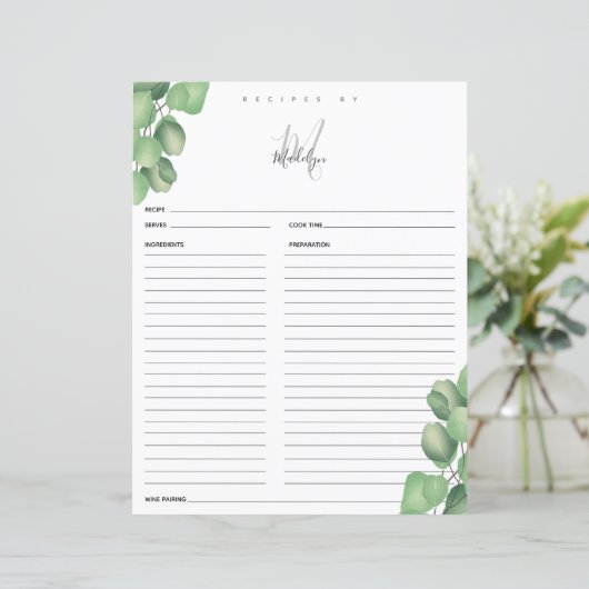 Eukalyptus-Brautparty (Stehend Vorderseite)