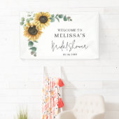 Eukalyptus-Brautparty Banner (Insitu)