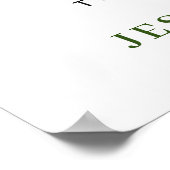 Eukalyptus-BRAUTPARTY-Begrüßungszeichen Poster (Ecke)