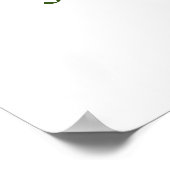 Eukalyptus-Brautparty-Begrüßungszeichen Poster (Ecke)