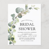 Eukalyptus-Brautparty Botanischer Boho (Vorderseite)