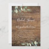 Eukalyptus-Brautparty Einladung (Vorderseite)