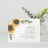 Eukalyptus Brautparty Einladung (Stehend Vorderseite)