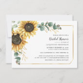 Eukalyptus Brautparty Einladung (Vorderseite)