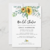 Eukalyptus-Brautparty Einladung (Vorderseite)