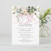 Eukalyptus-Brautparty Einladung (Stehend Vorderseite)