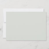 Eukalyptus-Brautparty Einladung (Rückseite)