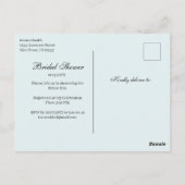 Eukalyptus Brautparty FOTO Einladung Postkarte (Rückseite)