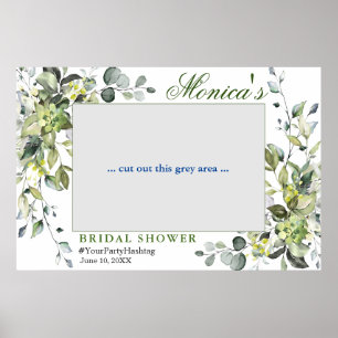 Eukalyptus-Brautparty-Foto Poster