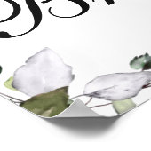 Eukalyptus Brautparty Foto Prompt Poster (Ecke)