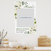 Eukalyptus-Brautparty-Foto-Prop-Pos Poster (Küche)